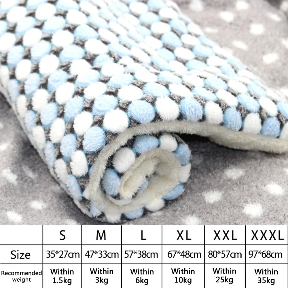 Thick Flannel Blanket Bed Mat for Dogs and Cats - view 13