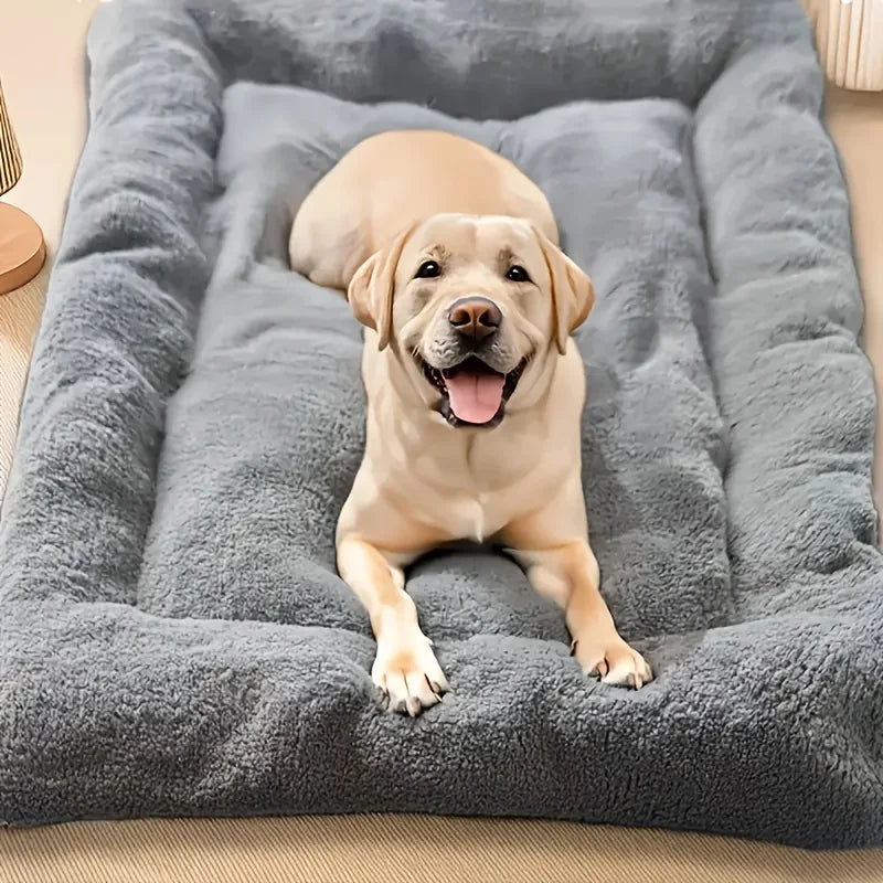 Extra Large Thickened Plush Dog Bed