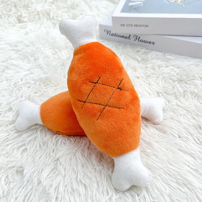 Plush Squeaky Duck Dog Toy