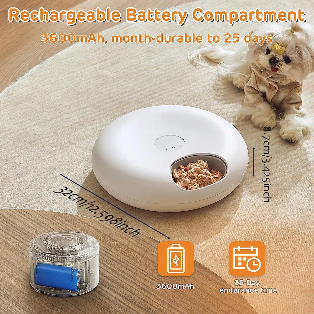 Rechargeable Timed Wet Food Feeder for Cats and Dogs - view 5