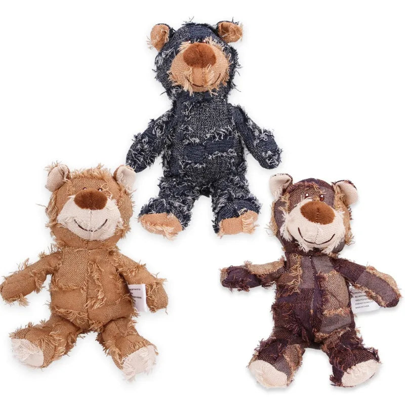 Squeaky Plush Teddy Bear Chew Toy for Dogs - view 3