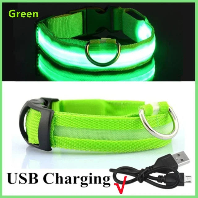 Flashing LED Night Safety Collar for Small Dogs - view 9