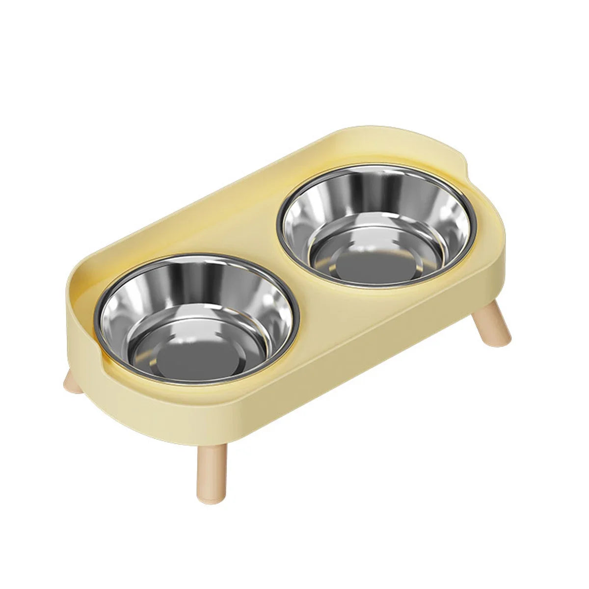 Colorful Stainless Steel Double Bowl for Dogs and Cats - view 15