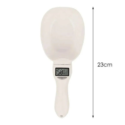Food Scale Pet Measuring Scoop LCD Electronic Precision Weighing Tool Dog Cat Feeding Digital Spoon Scale Display Kitchen Scale