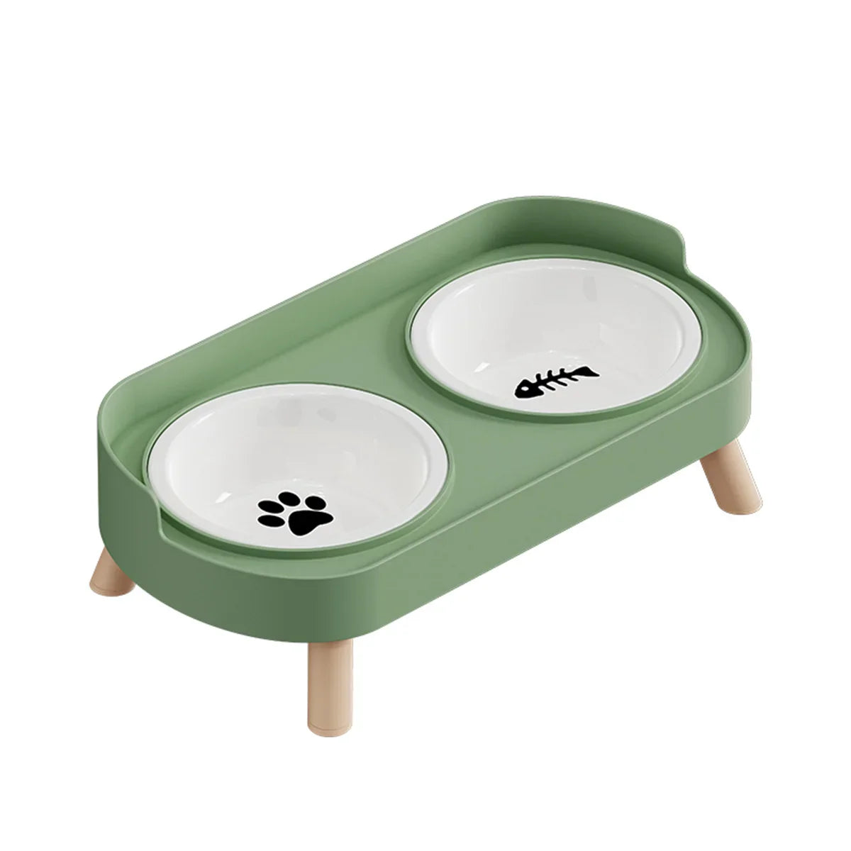 Adjustable Height Double Bowl Feeder for Cats and Dogs - view 8