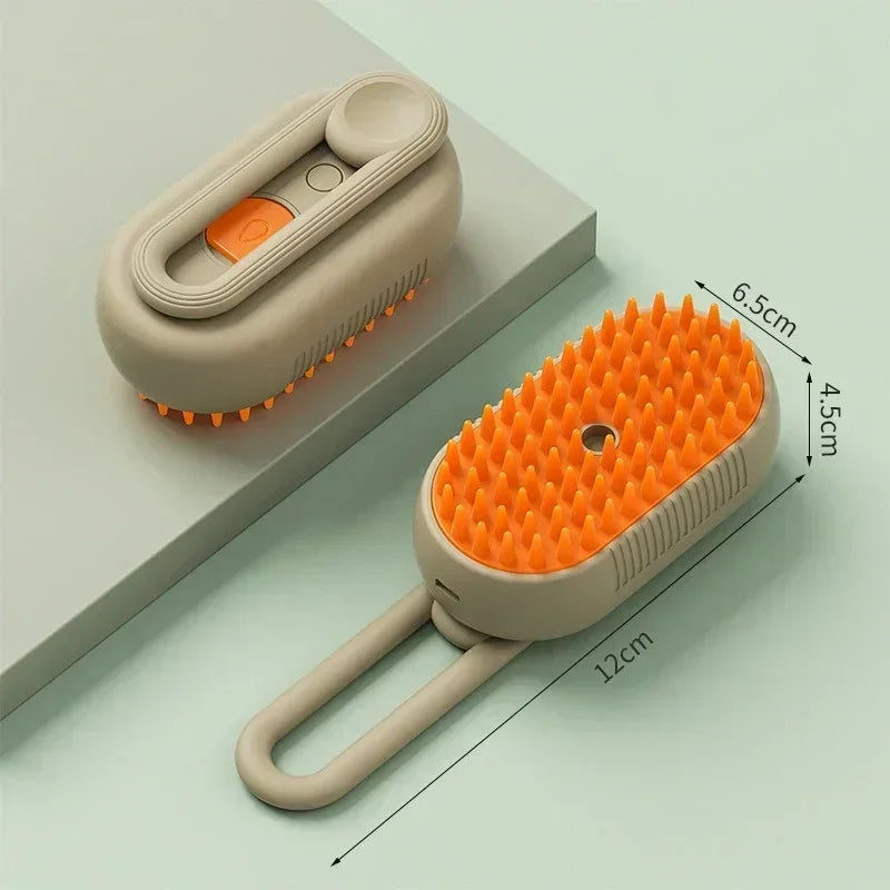 3-in-1 Steam Massage Grooming Brush for Dogs and Cats, 1/2 Pack - view 6