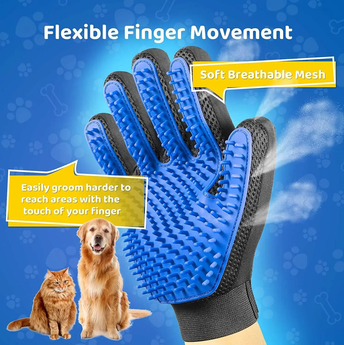 Gentle Grooming Glove for Dogs and Cats - view 5