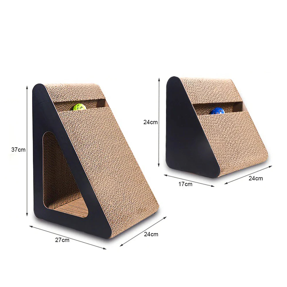 Cat Scratching Ramp with Rotating Ball Toy - view 6