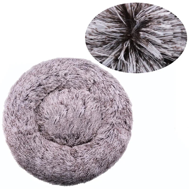 Super Soft Round Plush Dog Bed, 6 Sizes - view 9