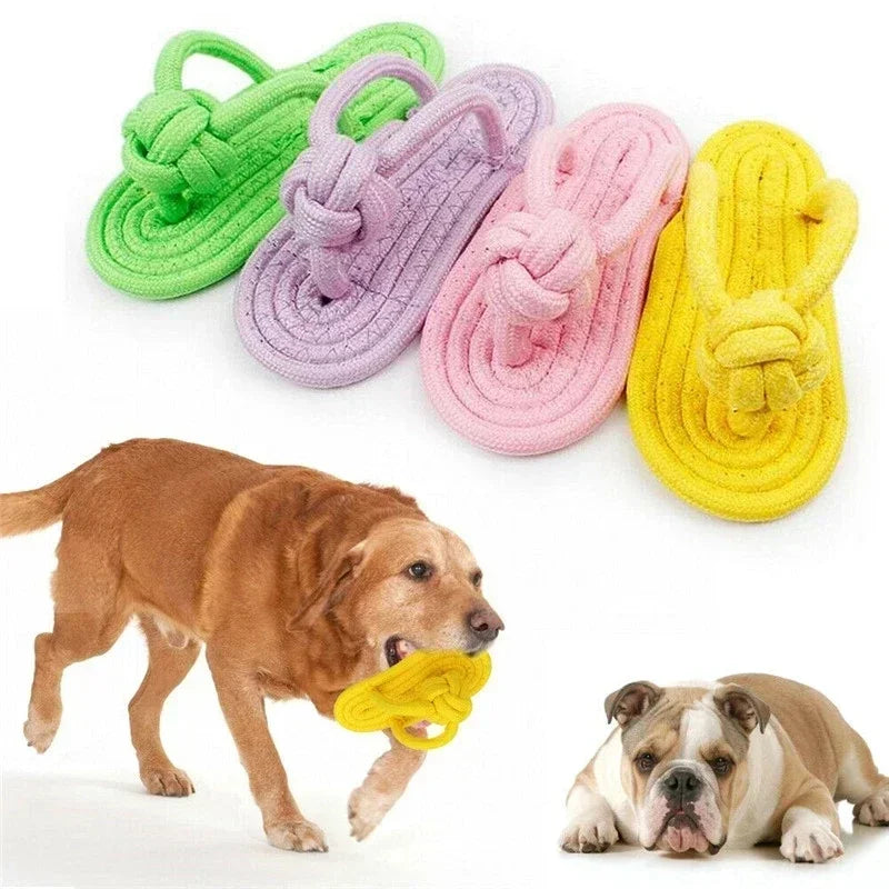 Cotton Slipper Rope Chew Toy for Dogs - view 6