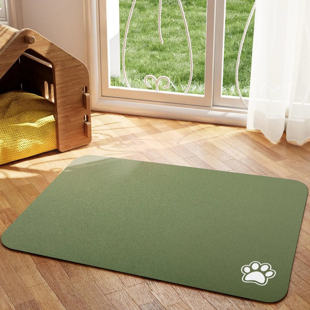 Absorbent Quick-Dry Feeding Mat for Dogs and Cats - view 15