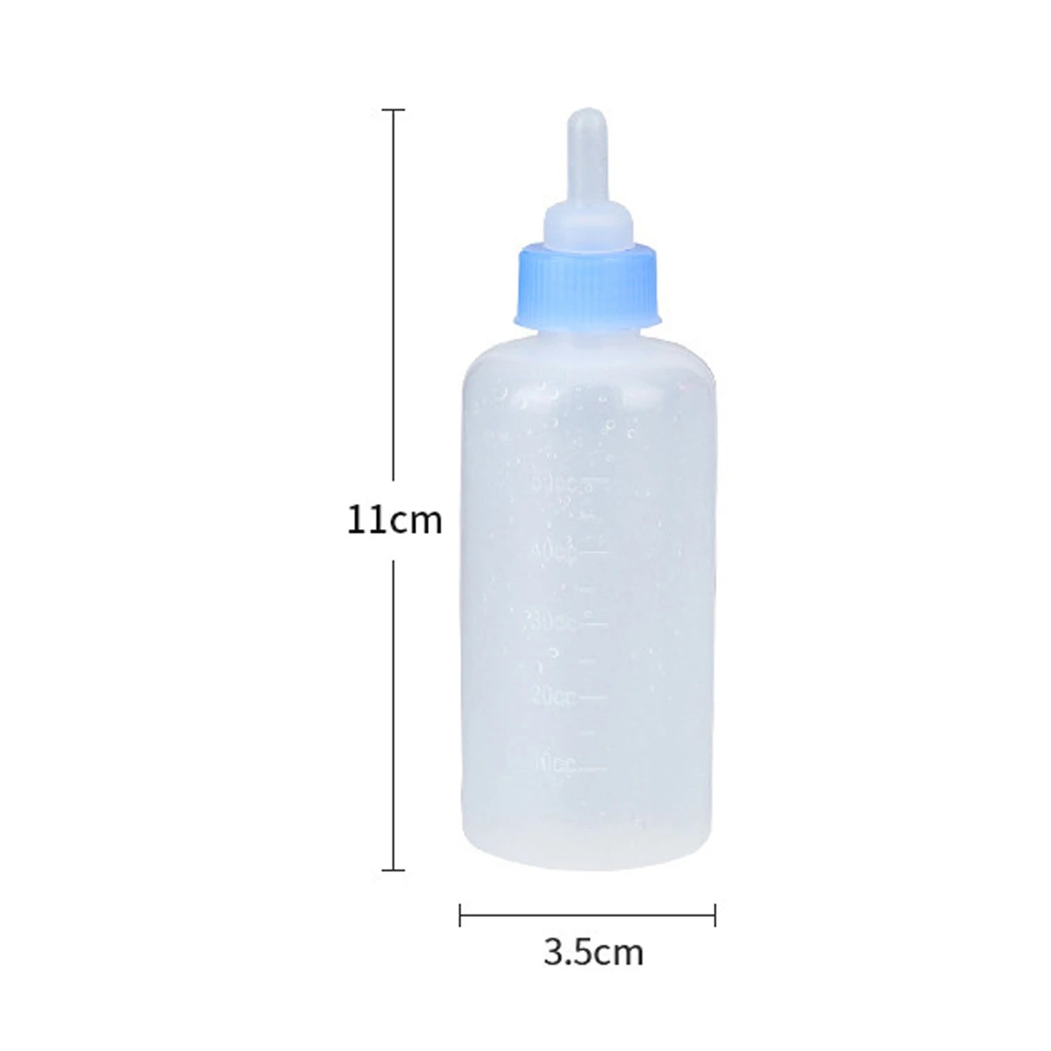 Silicone Pet Milk Bottle Feeding Set, 60ml
