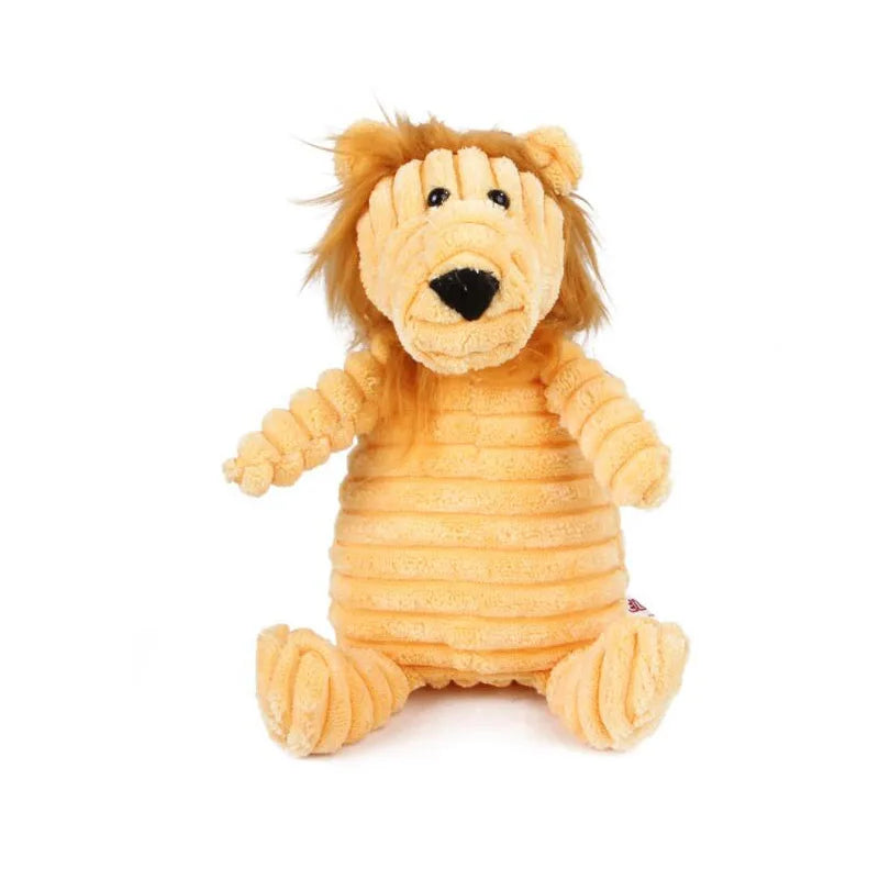 Corduroy Plush Squeaky Dog Toy