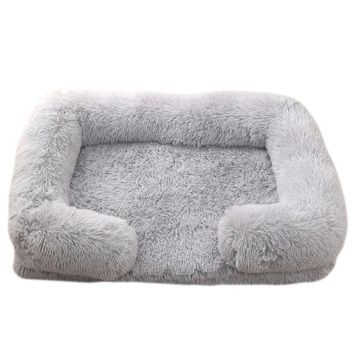 Square Plush Dog Bed with Removable Cover - view 9
