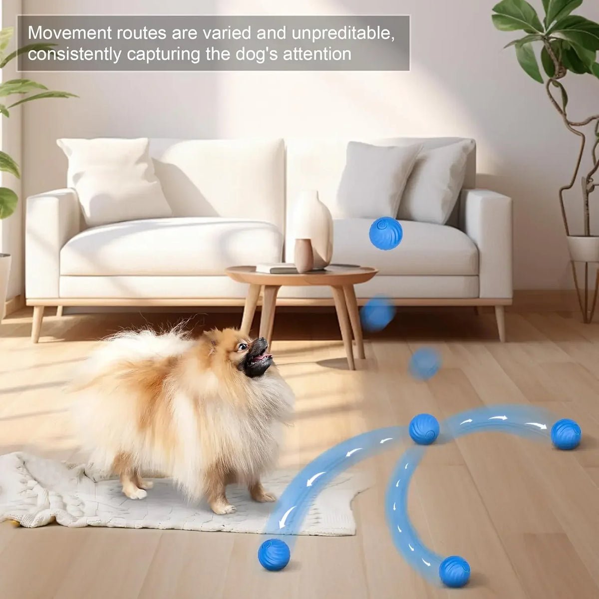 Auto-Rolling Electric Ball Toy for Cats and Dogs