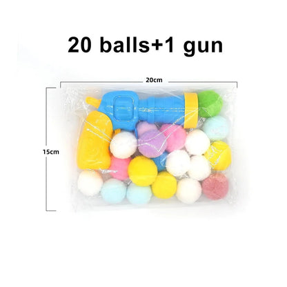 1 Set Cat Plush Toy Gun Plush Launcher Silent Interactive Tool Mini Shooting Gun Games Stretch Plush Ball Toys Pet Supplies