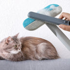 3-in-1 Long-Handle Pet Hair Remover Brush for Cat and Dog Fur - view 4