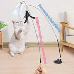 Hands-Free Suction Cup Bird Feather Cat Wand Toy - view 4