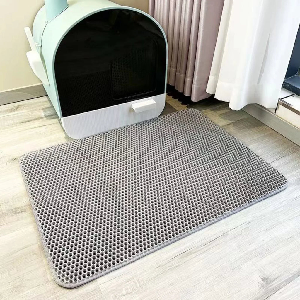 Anti-Splash Double-Layer Cat Litter Mat