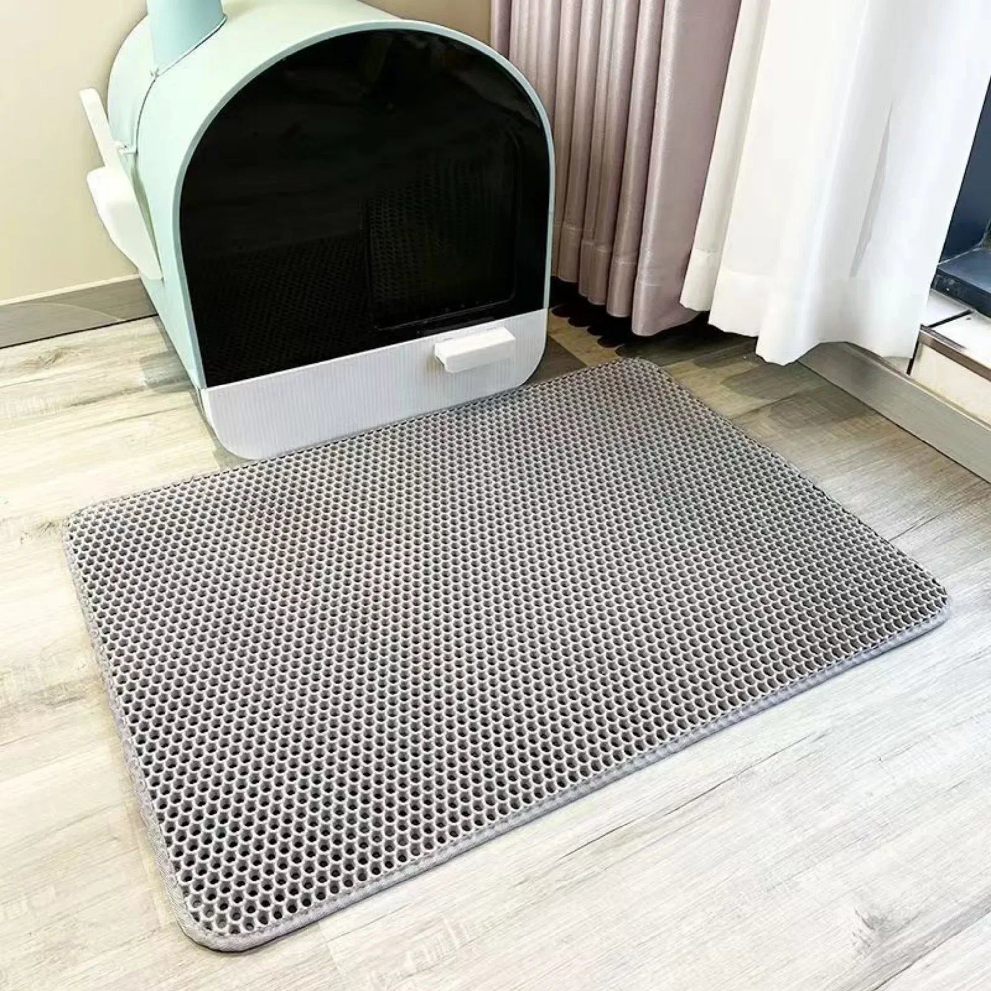 Anti-Splash Double-Layer Cat Litter Mat
