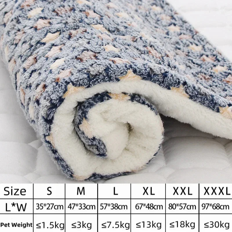 Thick Flannel Blanket Bed Mat for Dogs and Cats - view 11