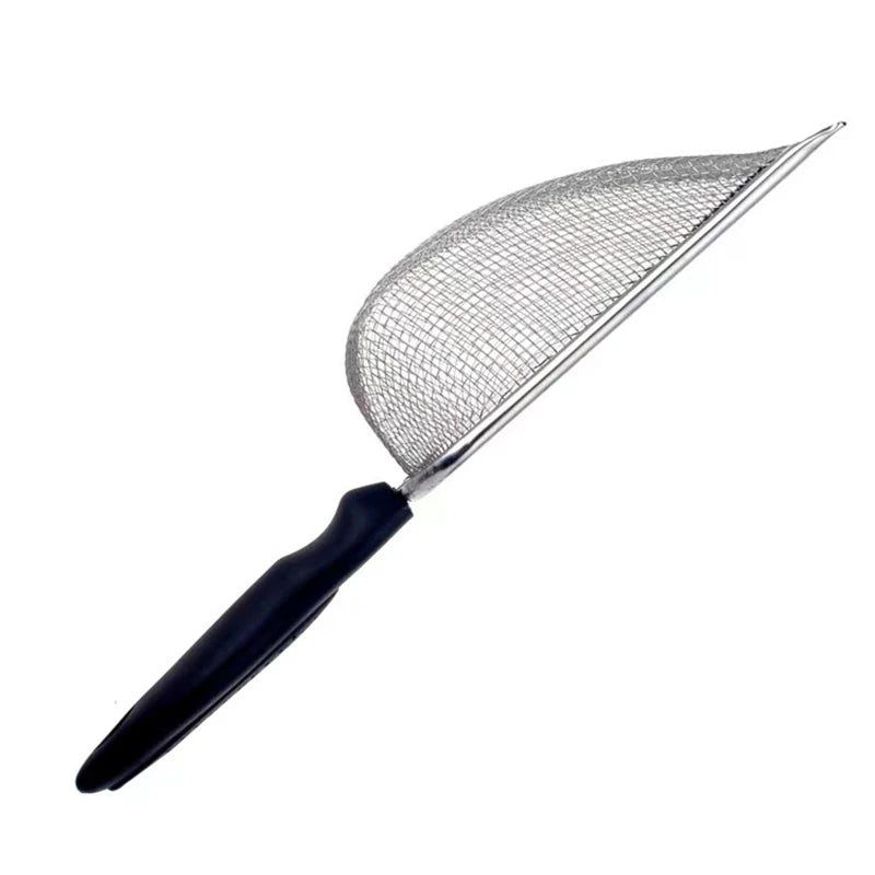 Ergonomic Stainless Steel Litter Scooper