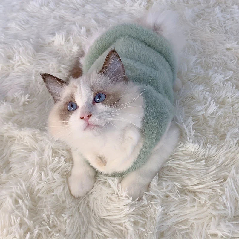 Warm Winter Sweater Vest for Cats and Small Dogs - view 4
