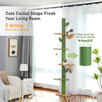 5-Tier Cactus Cat Tree, Floor to Ceiling - view 2