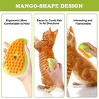 3-in-1 Steam Spray Grooming Brush for Pets