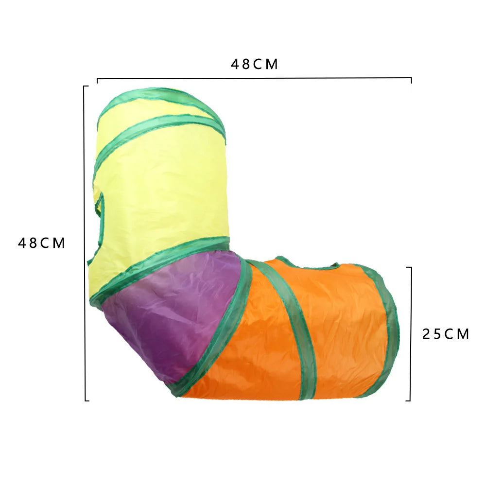 Foldable Crinkle Cat Tunnel Toy - view 13