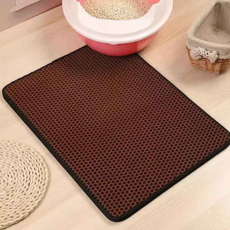 Double-Layer Waterproof Cat Litter Mat - view 7
