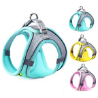 Reflective Breathable Harness Vest and Leash for Cats and Dogs