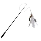 Telescopic Feather Wand Cat Toy, 1.8m