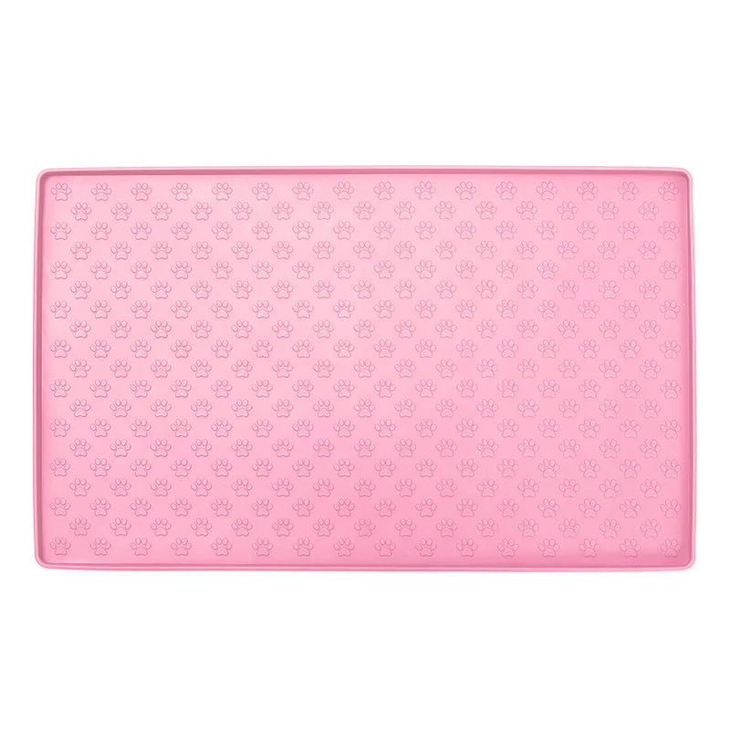 Silicone material dog drinking water and eating mat cat mat pet mat waterproof wear-resistant durable easy to clean pet supplies