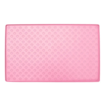 Silicone material dog drinking water and eating mat cat mat pet mat waterproof wear-resistant durable easy to clean pet supplies
