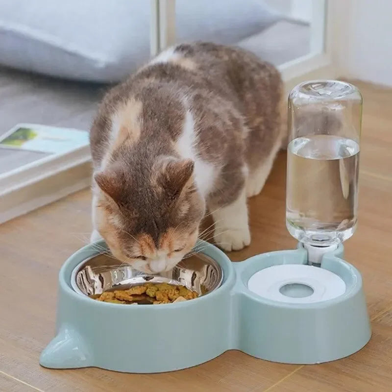 Automatic Pet Food and Water Fountain
