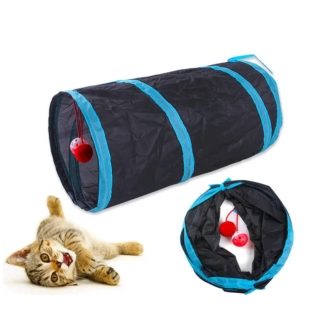 Foldable Crinkle Cat Tunnel Toy - view 2
