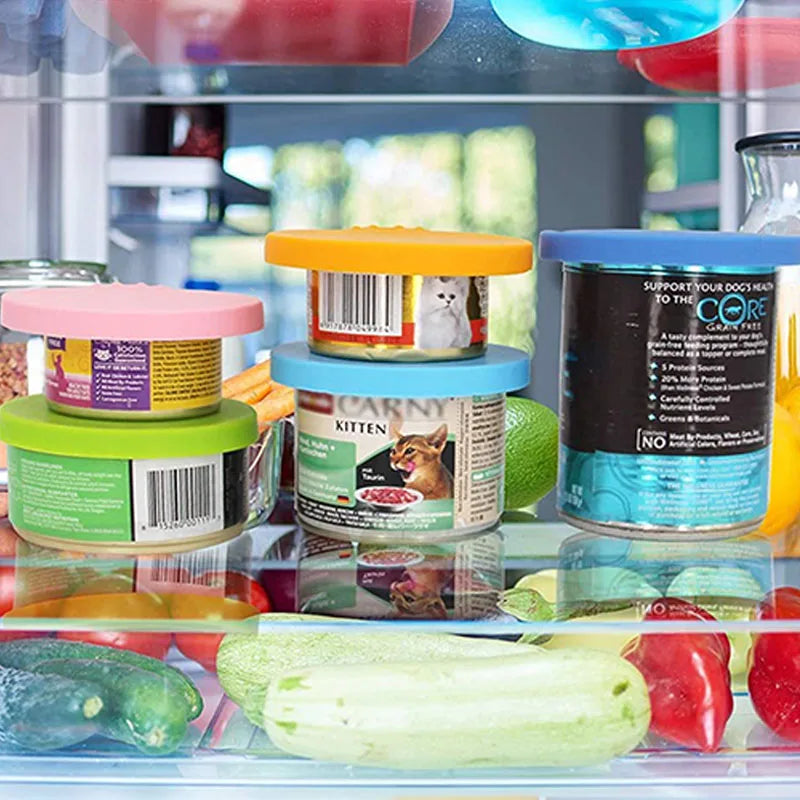 Reusable Pet Food Can Lid and Spoon Set for Dogs and Cats - view 6