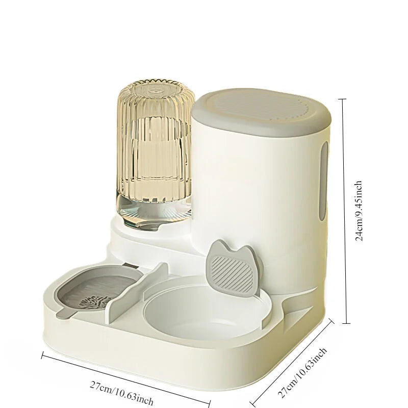Integrated Cat Food Bowl and Automatic Water Feeder - view 5