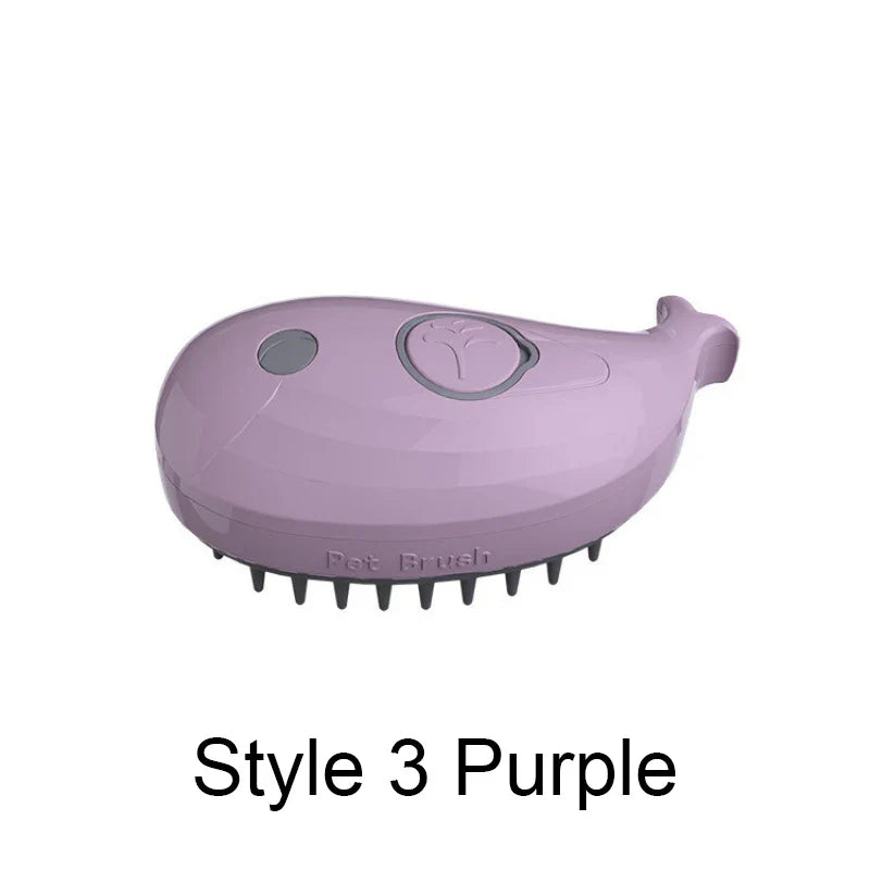 Rotating 3-in-1 Steam Grooming Brush for Cats - view 9