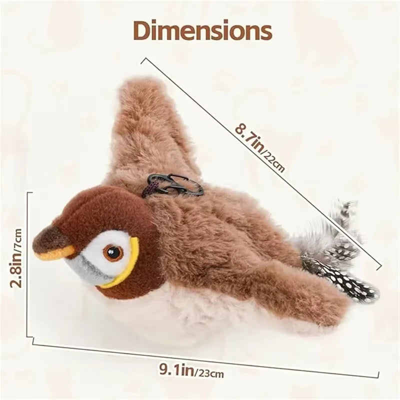 Rechargeable Flapping Bird Cat Toy