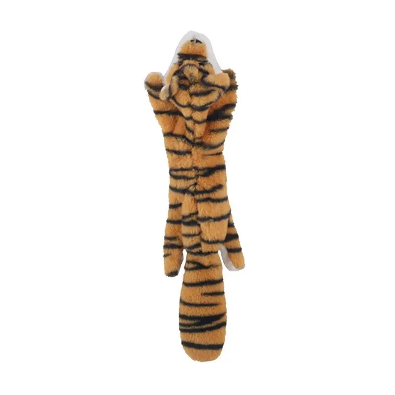 Stuffing-Free Squeaky Crinkle Animal Dog Toy - view 11