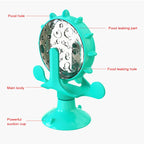 Rotating Treat Wheel Slow Feeder Toy for Cats and Small Dogs - view 3
