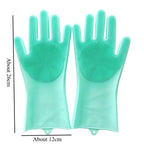 Silicone Pet Grooming and Bathing Gloves, 2-Pack