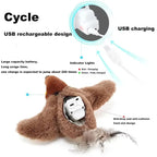 Rechargeable Flapping Bird Cat Toy
