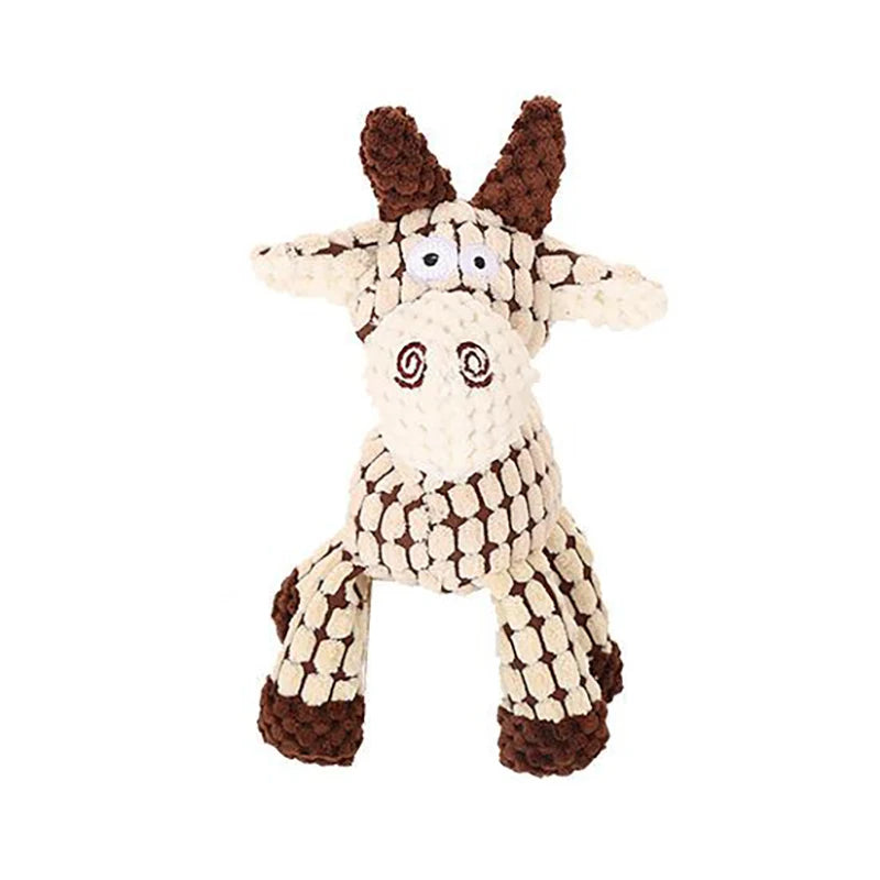 Corduroy Plush Squeaky Dog Toy