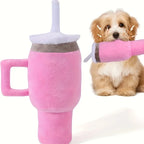Squeaky Plush Cup Dog Toy for Large Breeds - view 6