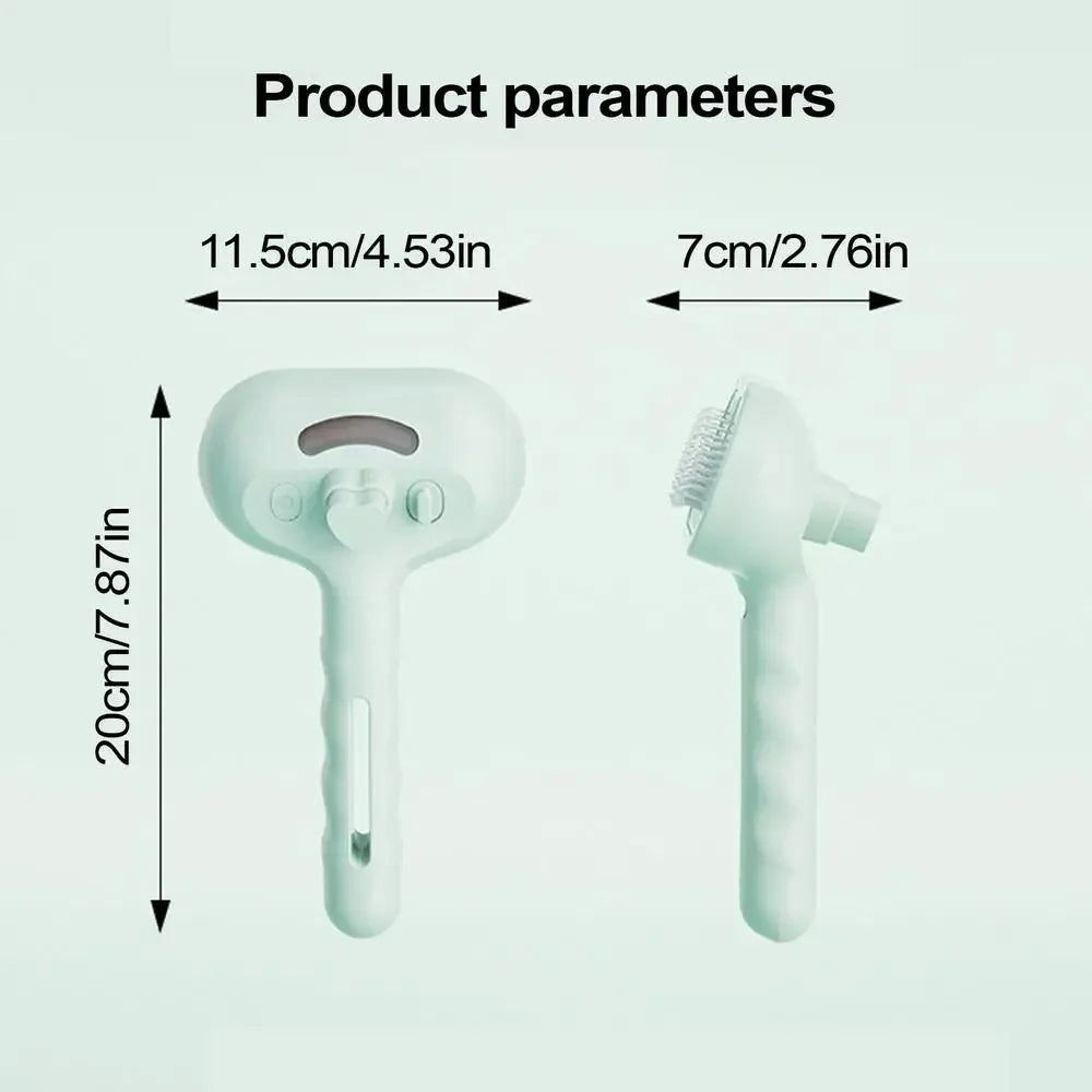 Pet Spray Hair Comb Pet Hair Remover Cleaning Brush Cats Grooming Dog Accessories Tools Dematting Water Mist Humidifier Comb
