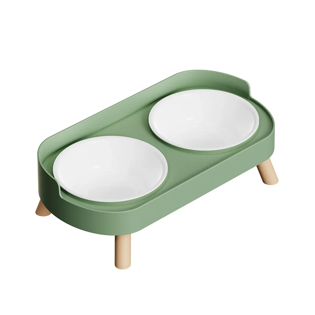 Colorful Stainless Steel Double Bowl for Dogs and Cats - view 9
