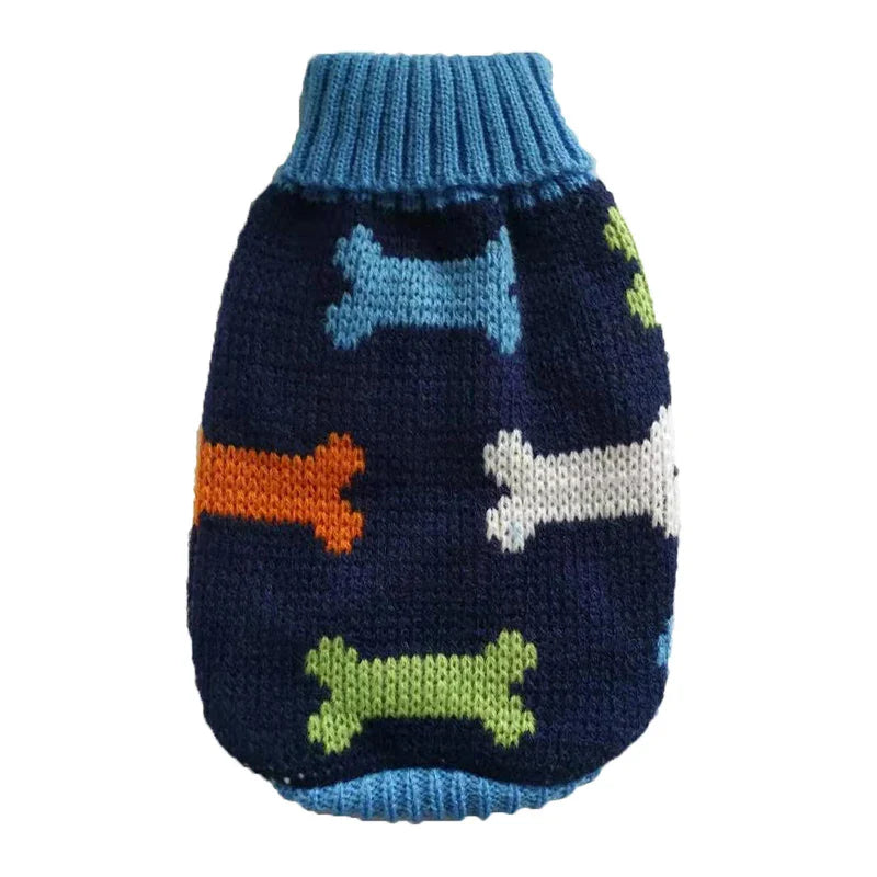 Knitted Winter Sweater for Small and Medium Dogs - view 10